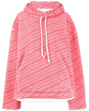 JW Anderson Sudadera con capucha y logo bordado - Rosa