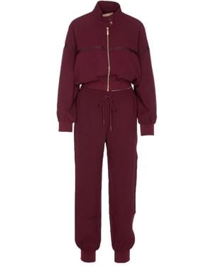 Twinset Trainingspak Met Geborduurd Logo - Rood