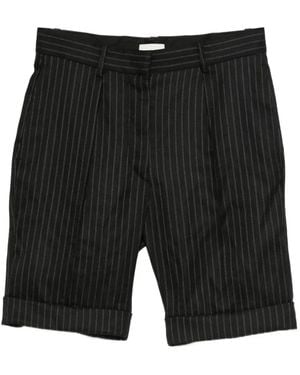Isabel Marant Bermudas a rayas diplomáticas - Negro
