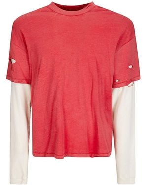 Stockholm Surfboard Club Distressed Layered T-Shirt