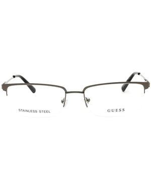 Guess Rectangle-Frame Glasses - White