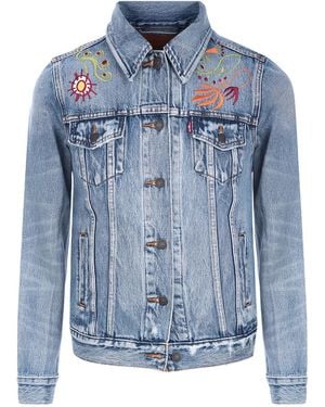 Levi's Boyfriend Trucker Jacket - Blue