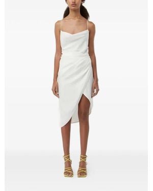 GAUGE81 Shiroi Draped Dress - White