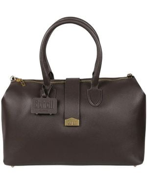 Schell Grained Leather Tote Bag - Black