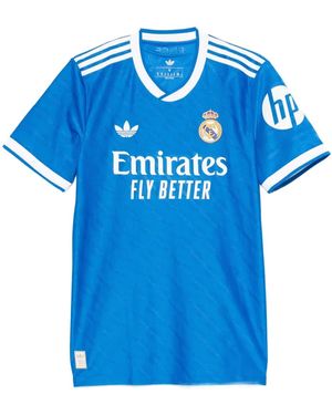 adidas Striped T-Shirt - Blue