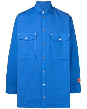 Heron Preston Pocket Shirt - Blue