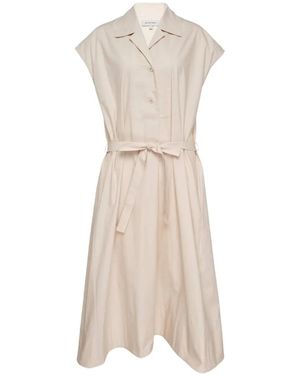 Lee Mathews Gilbert Belted Dress - Natural