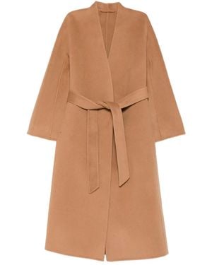 The Curated Collection Manteau Modern - Marron
