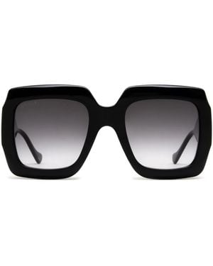 Gucci Sonnenbrille Mit Oversized-Gestell - Schwarz