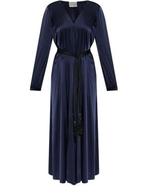 Forte Forte Verziertes Kleid - Blau