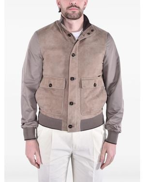 Moorer Chaqueta Bómber Kant-Kmu - Gris