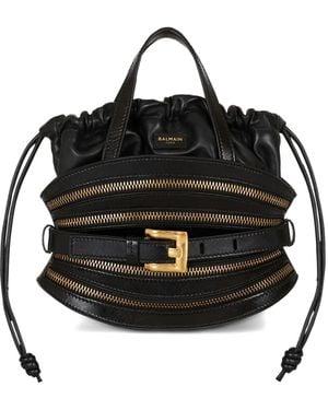 Balmain Shuffle ハンドバッグ ミニ - ブラック
