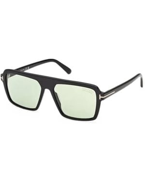 Tom Ford Vincent Square-Frame Sunglasses - Metallic