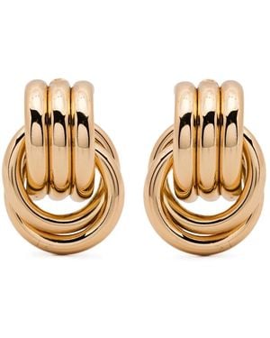 Heaven Mayhem Double Knot Earrings - Metallic