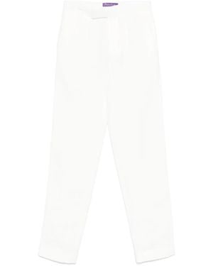 Ralph Lauren Pantalones de lino - Blanco