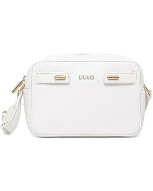 Liu Jo Crossbodytas Met Logoplakkaat - Wit