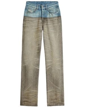 DIESEL Regular Jeans High-Waist D-Sie - Blue