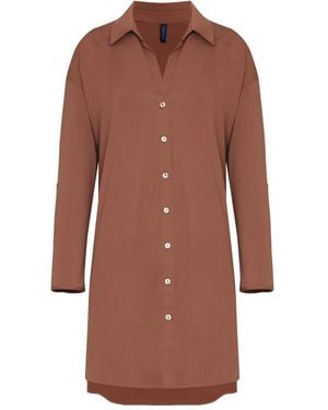 Lygia & Nanny Meline Hemdkleid - Braun