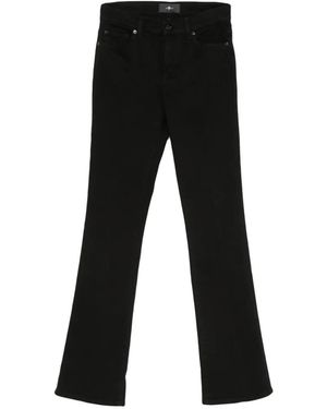 Seven7 Slim Illusion Bootcut Jeans - Black