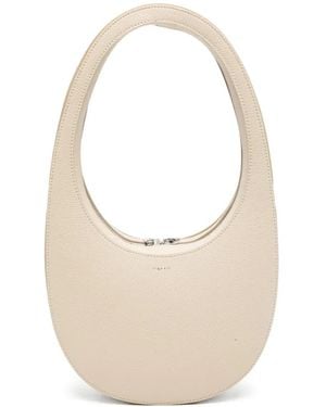 Coperni Sac Porté Épaule Swipe En Cuir Grainé - White