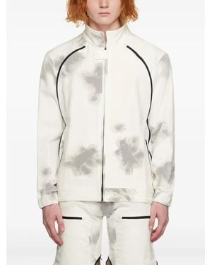 OLLY SHINDER Tie-Dye Zip-Up Jacket - White