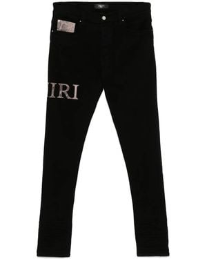 Amiri Jeans Snake Logo - Nero