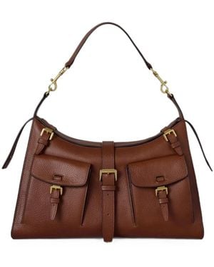 Mulberry Roxanne Buckle-Detail Shoulder Bag - Brown