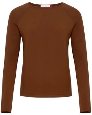 Anatomie Haut Connie En Maille Fine À Manches Longues - Brown