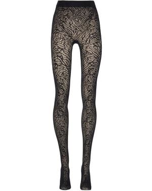 Wolford Macro タイツ - グレー