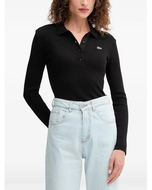 Lacoste Long-Sleeves Polo Shirt - Black