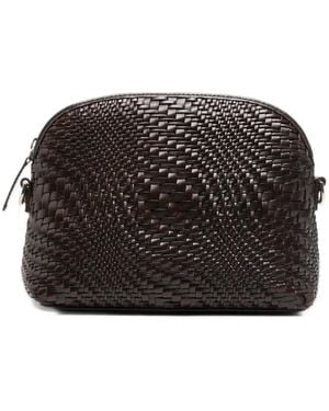 Dragon Diffusion Fellini Optical Clutch Bag - Black
