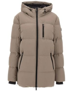 Moose Knuckles Soho Padded-Down Coat - Natural