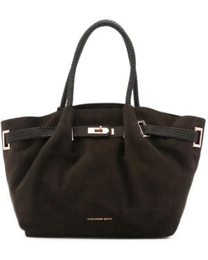 Alexander Smith Small Lauren Logo-Embellishment Tote Bag - Brown