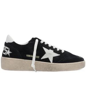 Golden Goose Ball Star Star-Patch Trainers - Black