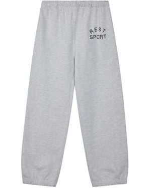 Rest&Recreation Pantalon De Jogging En Coton - Gris