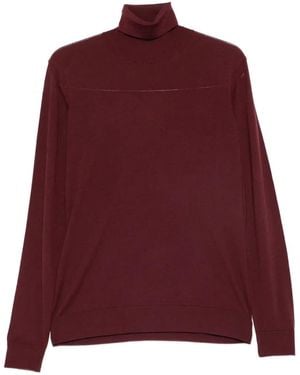ÉPHÉMÈRE Roll-Neck Jumper - Red