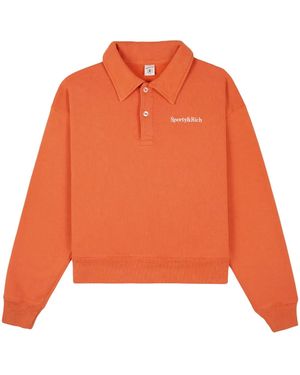Sporty & Rich Polo Serif - Orange