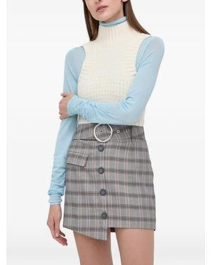 For Love & Lemons Turtleneck Vest - Gray