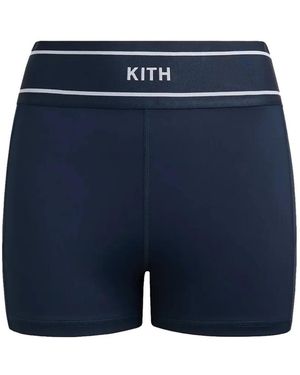 Kith Mica Active Mini Shorts - Blue