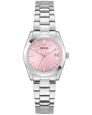 Guess Pulsera de acero inoxidable de 32 mm - Rosa