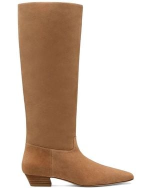 Stuart Weitzman Stassi Square-Toe Boots - Brown