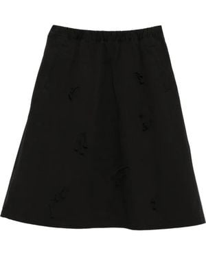 JNBY Arrow-Embellished Skirt - Black