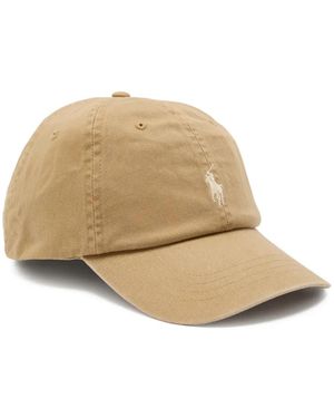 Polo Ralph Lauren Logo Baseball Cap - Natural