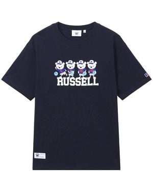 Chocoolate Graphic-Print T-Shirt - Blue