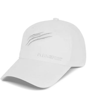Philipp Plein Logo-Lettering Baseball Cap - White