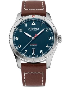 Alpina Startimer Pilot Automatic 41Mm - Blue