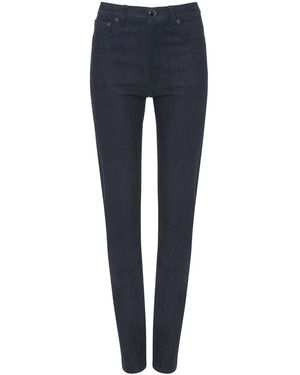 Victoria Beckham ハイウエスト スキニージーンズ - ブルー