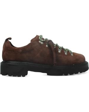 G.H. Bass & Co. Derby-Schuhe mit Profilsohle - Braun