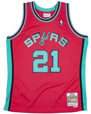 Mitchell & Ness X Nba Tim Duncan Reload Swingman 1998 San Antonio Spurs Reload Vest - Red