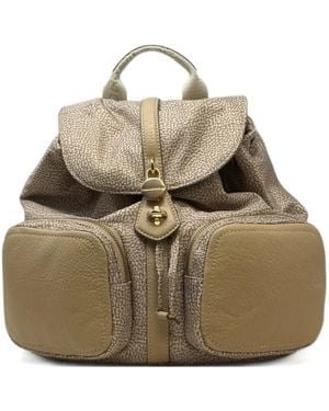 Borbonese Printed Backpack - Metallic